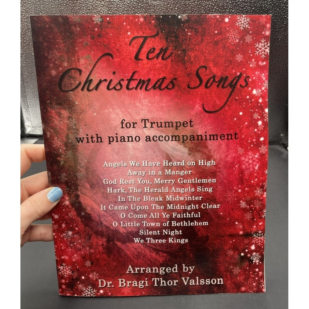 Ten Christmas Songs for Trumpet & Piano Sheet Music Bragi Thor Valsson Carols